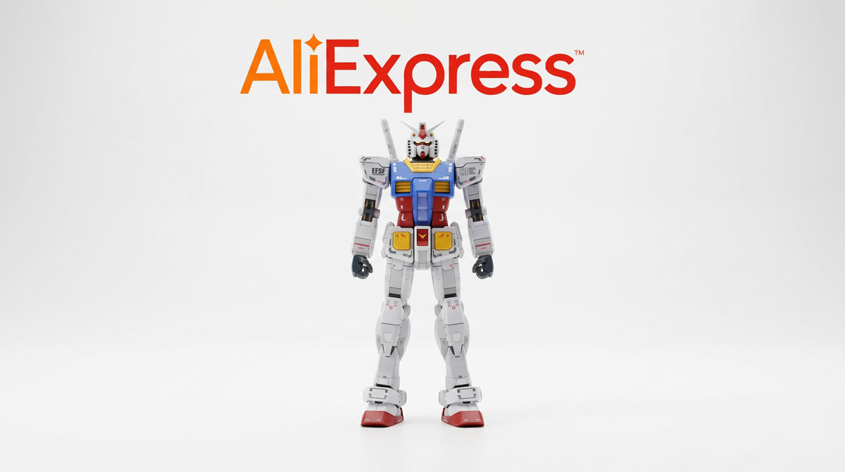 Figure Gundam su AliExpress